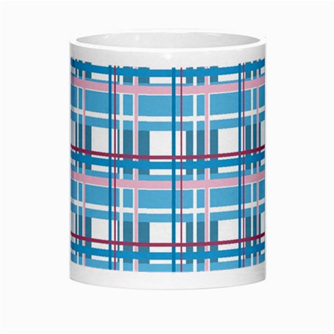 Blue plaid pattern Morph Mugs from ArtsNow.com Center