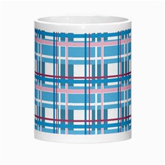 Blue plaid pattern Morph Mugs from ArtsNow.com Center