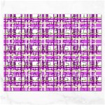 Purple plaid pattern Rectangular Jigsaw Puzzl