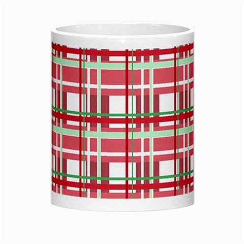 Red plaid pattern Morph Mugs from ArtsNow.com Center