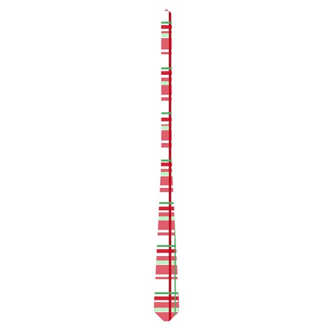 Red plaid pattern Neckties (Two Side)  from ArtsNow.com Back