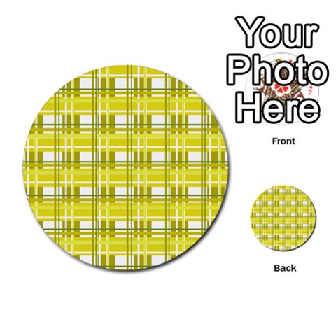 Yellow plaid pattern Multi Front 53