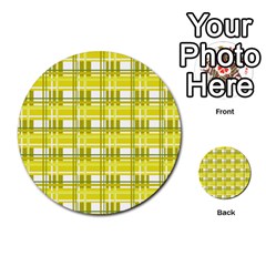 Yellow plaid pattern Multi Back 15