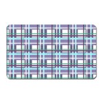 Decorative plaid pattern Magnet (Rectangular)