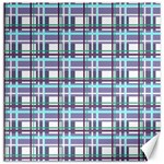 Decorative plaid pattern Canvas 16  x 16  