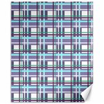 Decorative plaid pattern Canvas 11  x 14  