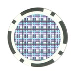 Decorative plaid pattern Poker Chip Card Guards