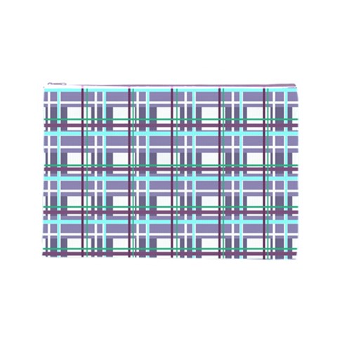 Decorative plaid pattern Cosmetic Bag (Large)  from ArtsNow.com Front