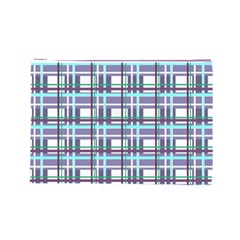 Decorative plaid pattern Cosmetic Bag (Large)  from ArtsNow.com Front