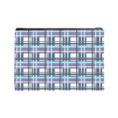 Decorative plaid pattern Cosmetic Bag (Large)  from ArtsNow.com Back