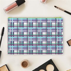 Decorative plaid pattern Cosmetic Bag (Large)  from ArtsNow.com Back