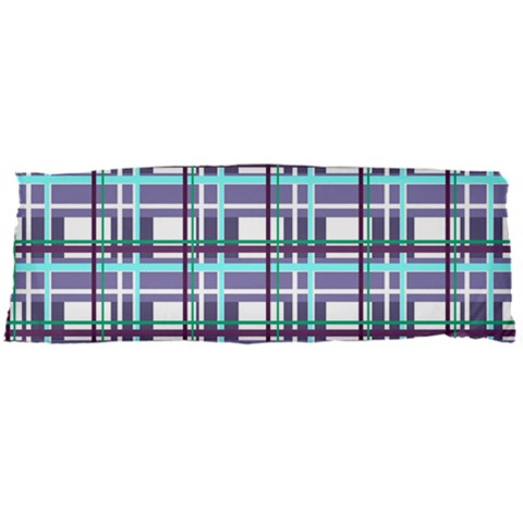 Decorative plaid pattern Body Pillow Case Dakimakura (Two Sides) from ArtsNow.com Back