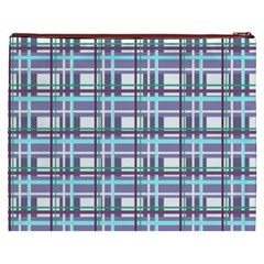 Decorative plaid pattern Cosmetic Bag (XXXL)  from ArtsNow.com Back