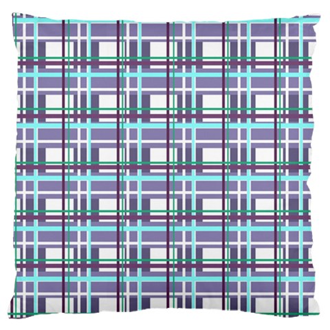 Decorative plaid pattern Standard Flano Cushion Case (One Side) from ArtsNow.com Front