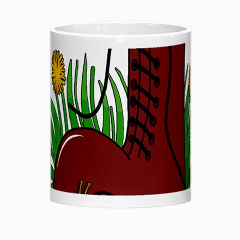 Boot in the grass Morph Mugs from ArtsNow.com Center