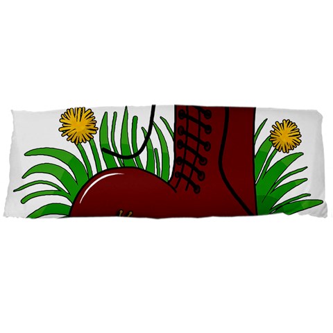 Boot in the grass Body Pillow Case Dakimakura (Two Sides) from ArtsNow.com Back