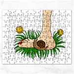 Barefoot in the grass Rectangular Jigsaw Puzzl