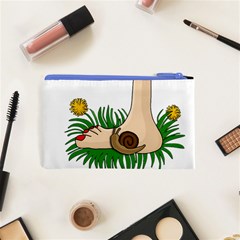 Barefoot in the grass Cosmetic Bag (XS) from ArtsNow.com Back