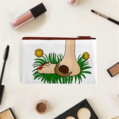 Barefoot in the grass Cosmetic Bag (XS) from ArtsNow.com Back