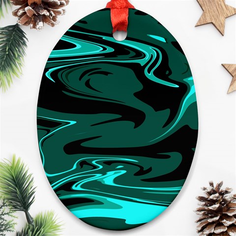 Hauntedlagoon Oval Ornament (Two Sides) from ArtsNow.com Back