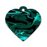 Hauntedlagoon Dog Tag Heart (One Side)