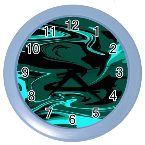 Hauntedlagoon Color Wall Clocks from ArtsNow.com Front