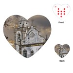 Exterior Facade Antique Colonial Church Olinda Brazil Playing Cards (Heart) 