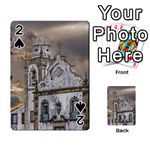 Exterior Facade Antique Colonial Church Olinda Brazil Playing Cards 54 Designs 