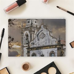 Exterior Facade Antique Colonial Church Olinda Brazil Cosmetic Bag (Large)  from ArtsNow.com Back