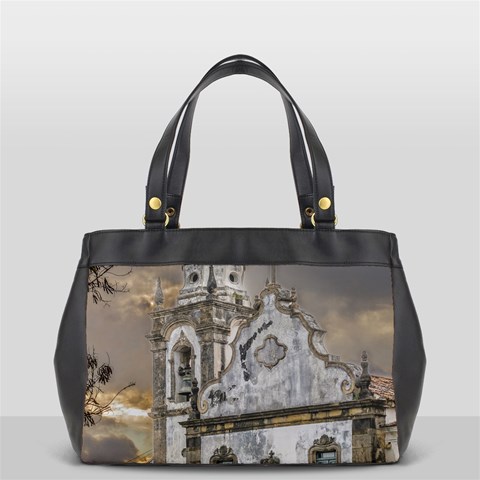 Exterior Facade Antique Colonial Church Olinda Brazil Office Handbags (2 Sides)  from ArtsNow.com Back