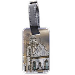 Exterior Facade Antique Colonial Church Olinda Brazil Luggage Tags (Two Sides) from ArtsNow.com Back