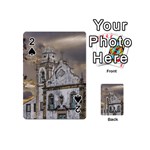 Exterior Facade Antique Colonial Church Olinda Brazil Playing Cards 54 (Mini) 