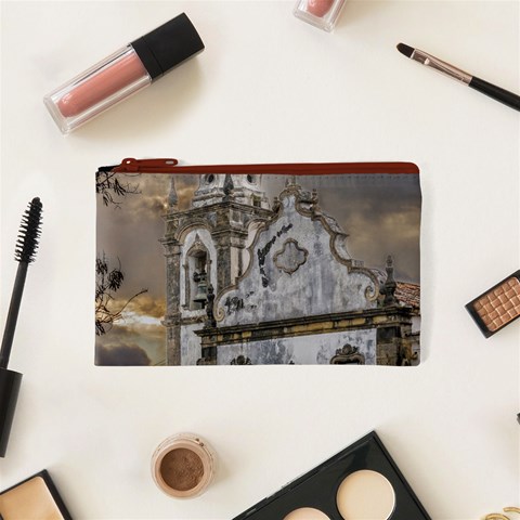 Exterior Facade Antique Colonial Church Olinda Brazil Cosmetic Bag (XS) from ArtsNow.com Front