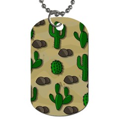 Cactuses Dog Tag (Two Sides) from ArtsNow.com Back