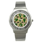 Cactuses Stainless Steel Watch