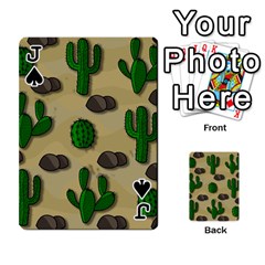 Jack Cactuses Playing Cards 54 Designs  from ArtsNow.com Front - SpadeJ