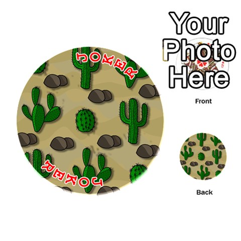 Cactuses Playing Cards 54 (Round)  from ArtsNow.com Front - Joker2