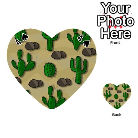 Cactuses Playing Cards 54 (Heart)  from ArtsNow.com Front - Spade4