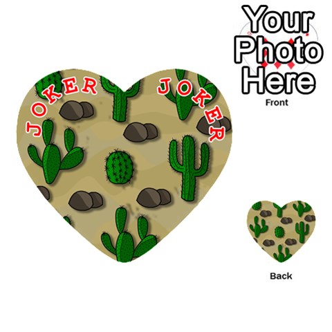 Cactuses Playing Cards 54 (Heart)  from ArtsNow.com Front - Joker2