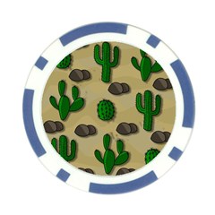 Cactuses Poker Chip Card Guards from ArtsNow.com Front