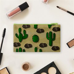 Cactuses Cosmetic Bag (Small)  from ArtsNow.com Back