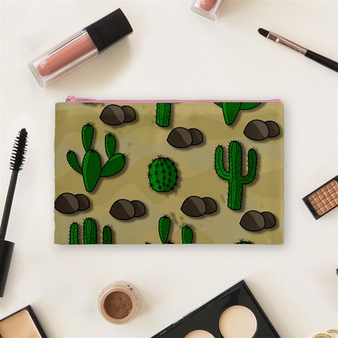 Cactuses Cosmetic Bag (Medium)  from ArtsNow.com Front