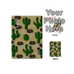 Cactuses Playing Cards 54 (Mini)  from ArtsNow.com Front - Spade6