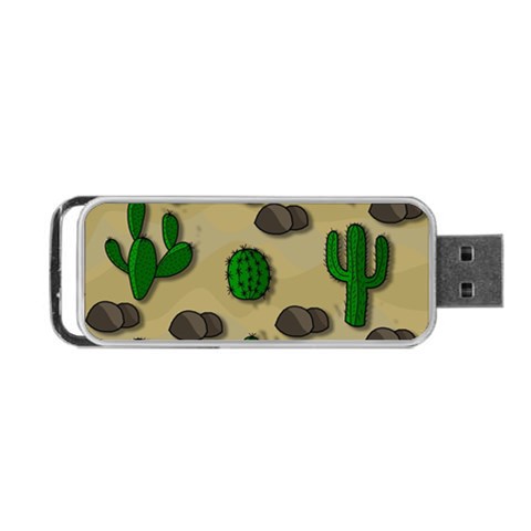 Cactuses Portable USB Flash (One Side) from ArtsNow.com Front