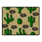 Cactuses Double Sided Fleece Blanket (Small) 