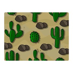 Cactuses Double Sided Flano Blanket (Mini)  from ArtsNow.com 35 x27  Blanket Back