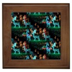 Christmas Lights Framed Tile