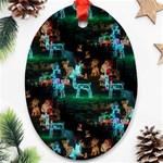 Christmas Lights Ornament (Oval)