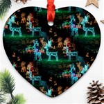 Christmas Lights Ornament (Heart)