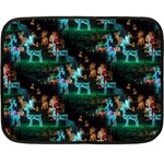 Christmas Lights Fleece Blanket (Mini)